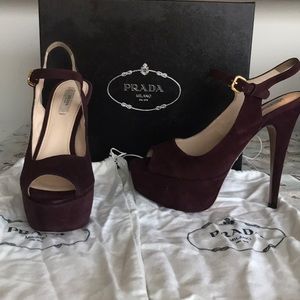 Prada Maryjane Slingback Sandal